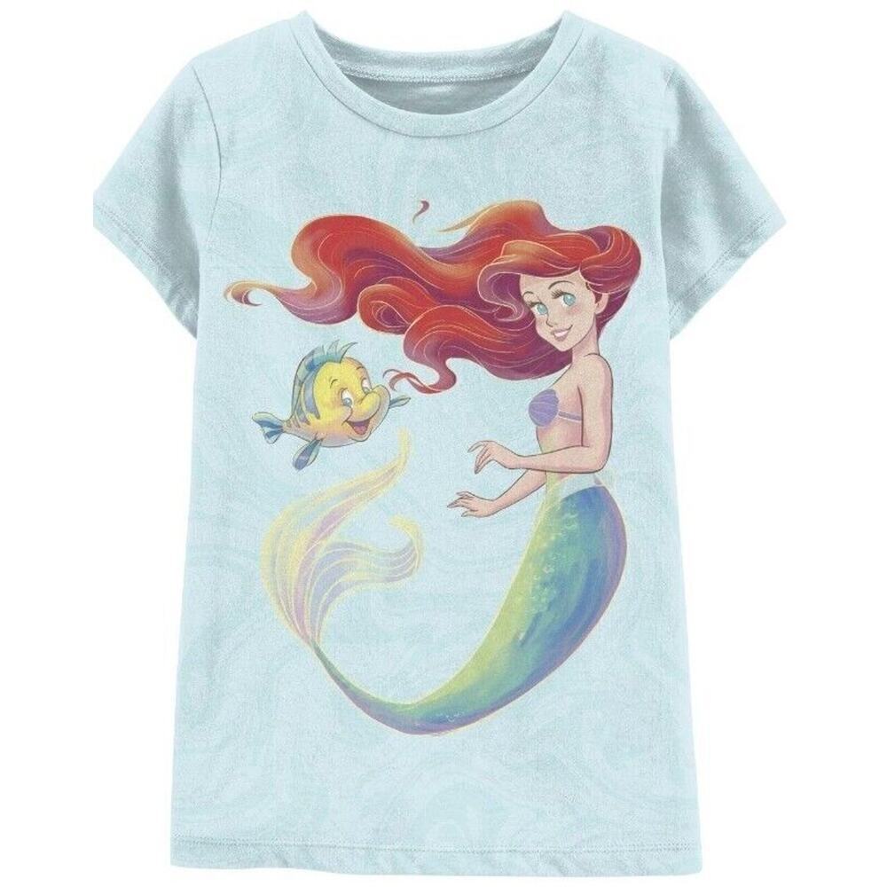 The Little Mermaid Carters Disney Tee Shirt Ariel - Picture 2 of 8